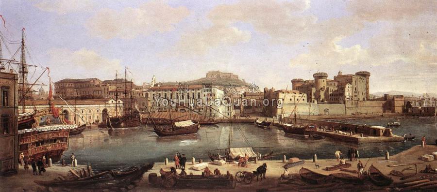 View of Naples - 卡斯珀·阿德安斯·凡·维特尔